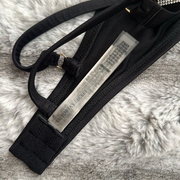 Victoria Secret BOMBSHELL black shine strap 36D nwot - Picture 4 of 6